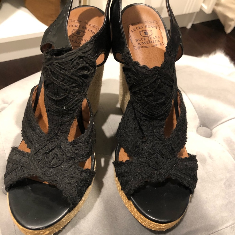 Lucky brand espadrille sandals